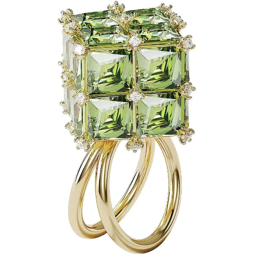Biżuteria SWAROVSKI 5610829. Pierścionek, Kolor zielony. Kobieta.