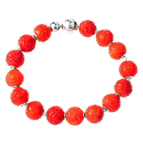 Biżuteria THOMAS SABO KT14787010L17. Bransoletka, Kolor czerwony. Kobieta.