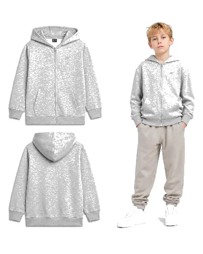 BLUZA CHŁOPIĘCA 4F ROZPINANA Z KAPTUREM SPORTOWA NA CO DZIEŃ 152 M2523 SS26