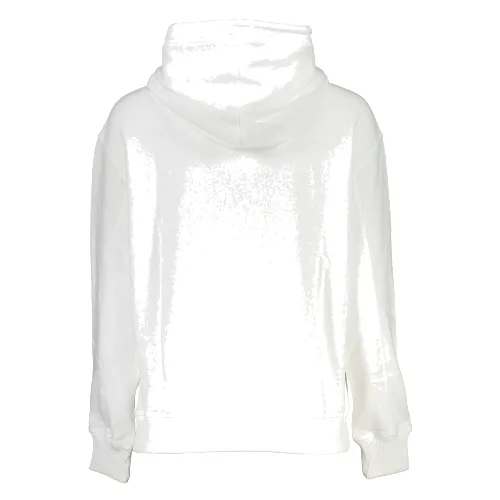 BLUZA DAMSKA CALVIN KLEIN BEZ ZAMKU BIAŁA