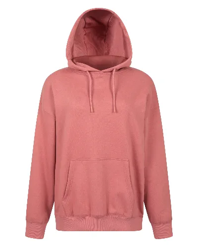 Bluza damska z kapturem i nadrukiem latarni morskiej - Light Pink