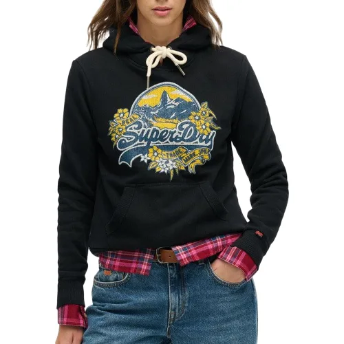 Bluza damska z kapturem Superdry Floral
