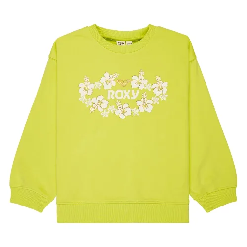 Bluza dla Dziewczynki MORNING HIKE TERRY Zielony