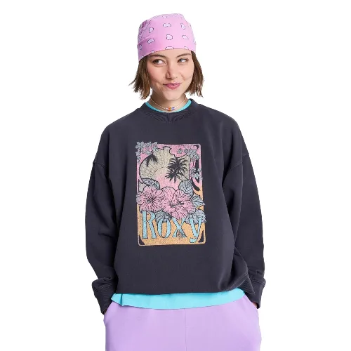 Bluza dla Kobiety LINEUP TERRY Czarny