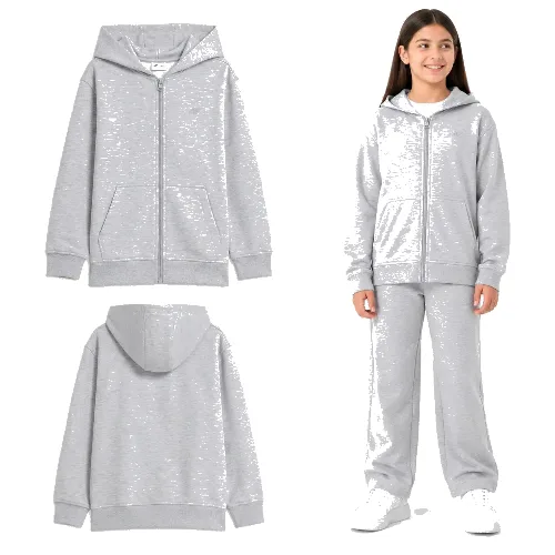 BLUZA DRESOWA 4F DZIEWCZĘCA Z KAPTUREM ROZPINANA 122 F2522 SS26