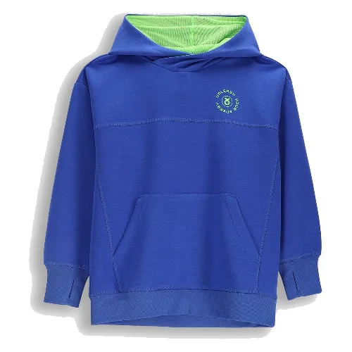 Bluza dresowa dla dzieci Lemon Explore WL6 niebieska kangurka