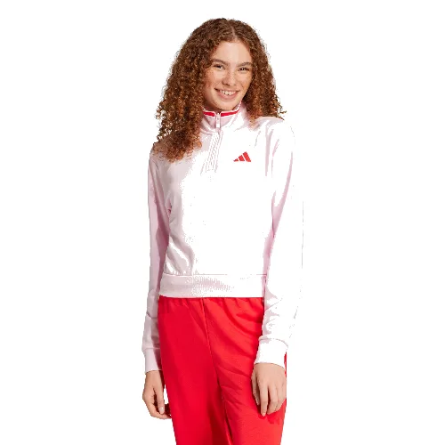 Bluza dresowa Essentials Color Pop French Terry Crop Quarter-Zip