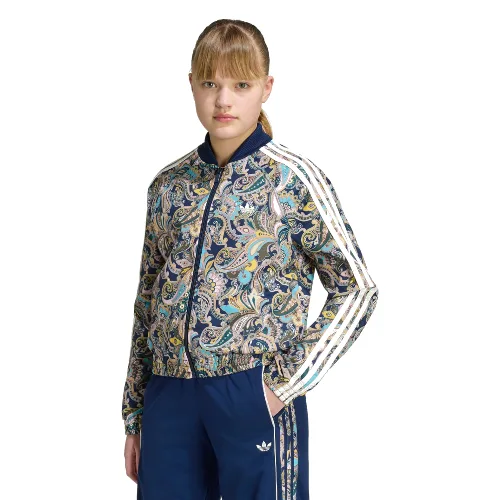 BLUZA DRESOWA SST LOOSE CROPPED PAISLEY