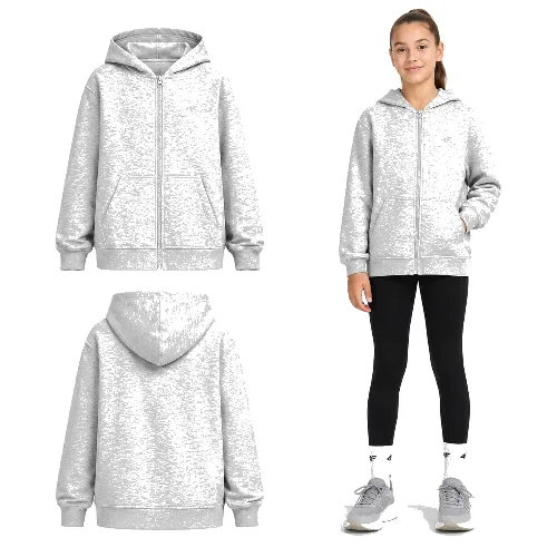 BLUZA DZIECIĘCA DZIEWCZĘCA 4F SPORTOWA BAWEŁNA DLA DZIEWCZYNKI KAPTUR