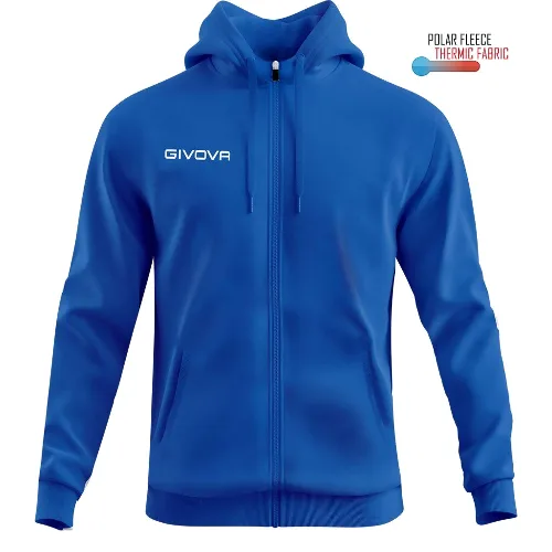 Bluza dziecięca zapinana na zamek z kapturem Givova 500