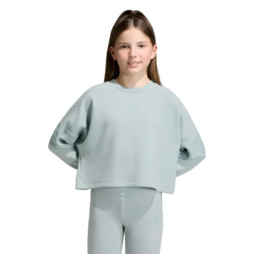 BLUZA FUTURE ICONS 3 STRIPES CROPPED
