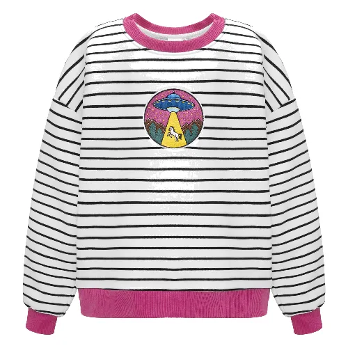 Bluza jeździecka młodzieżowa GALOP WEAR Kosmiczne Porwanie