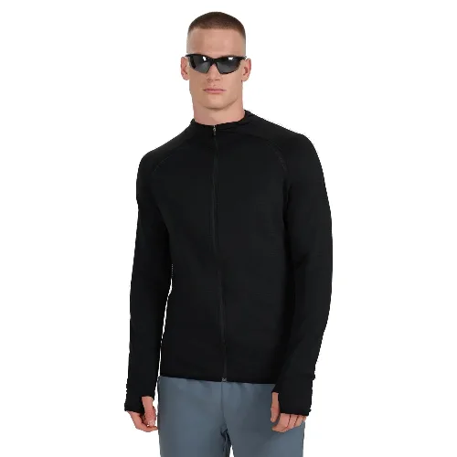 BLUZA MĘSKA 4F SPORTOWA TRENINGOWA SZYBKOSCHNĄCA TFSWM575 M KOLOR CZARNY