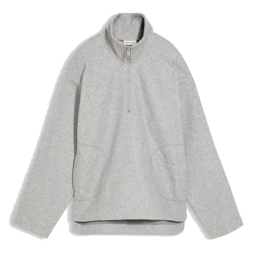 Bluza oversize z materiału w optyce wełny