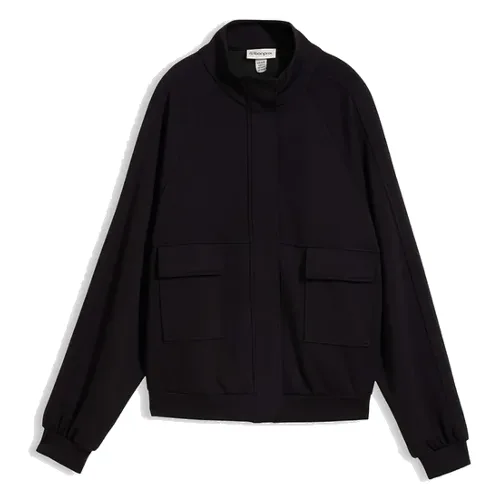 Bluza rozpinana z materiału scuba