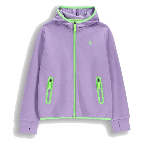 Bluza sportowa dla dzieci Lemon Exlopre WL6 rozpinana fioletowa