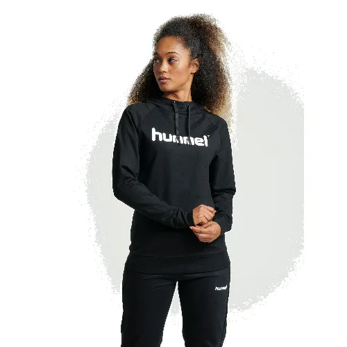 Bluza sportowa z kapturem damska Hummel Go Cotton Logo Hoodie Woman