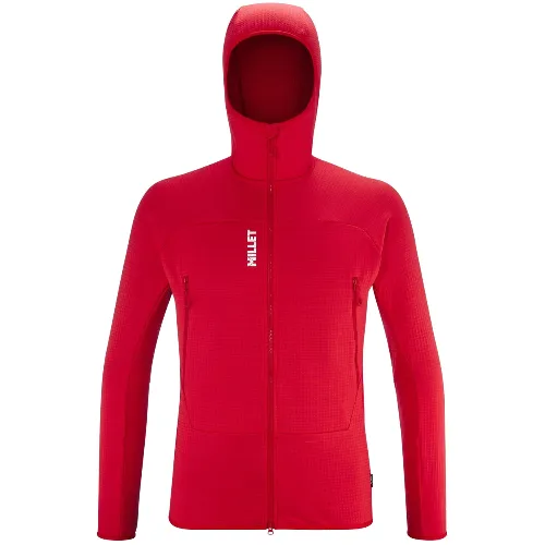 Bluza turystyczna męska Millet Fusion Grid Hoodie active fit POLARTEC Powergrid