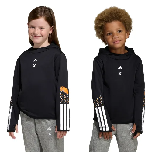 BLUZA Z KAPTUREM ADIDAS MINECRAFT TRAINING 3 STRIPES