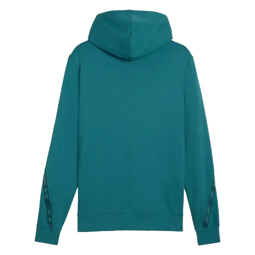 Bluza z kapturem męska Puma ESS TAPE TR turkusowa 69169441