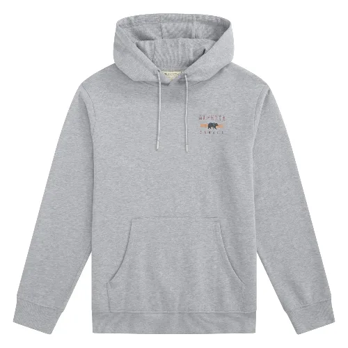 Bluza z kapturem z nadrukiem Alberta - Grey