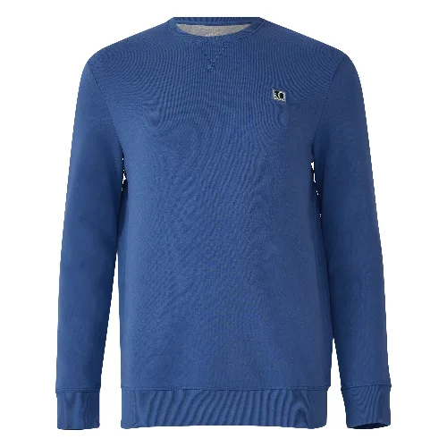 Bluza z mieszanki bawełny z okrągłym dekoltem