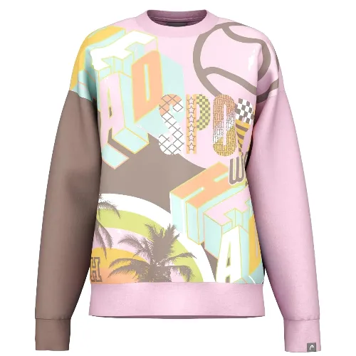 Bluza z okrągłym dekoltem Head Motion Print
