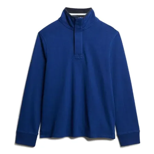 Bluza z pół zamkiem błyskawicznym Superdry Cotton Classics Jersey Henley