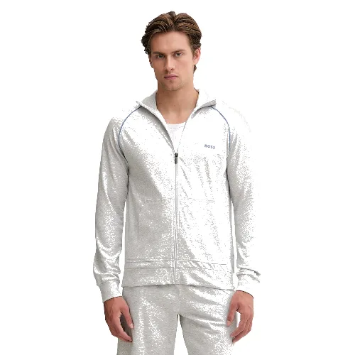 BOSS bluza rozpinana męska bawełniana z elastanem Mix&Match Jacket Z