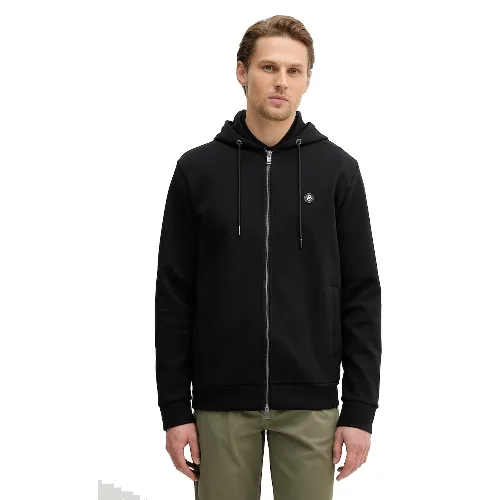 BOSS bluza rozpinana z kapturem męska z bawełną C-Spence 01
