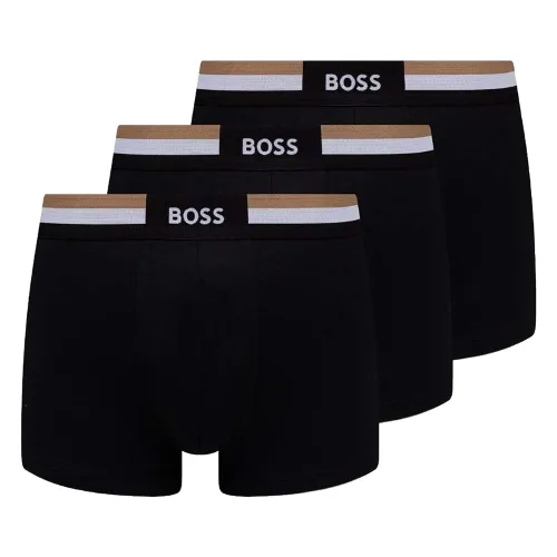 BOSS bokserki męskie z bawełną Trunk 3P Motion 3-pack