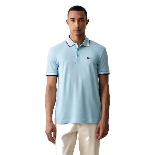 BOSS Green polo męskie bawełniane Paddy