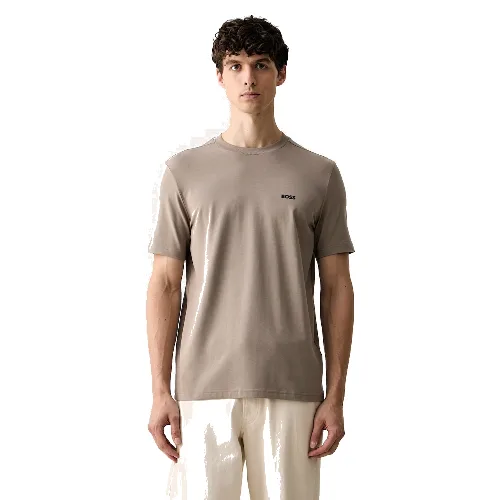 BOSS Green T-shirt męski bawełniany z elastanem Tee