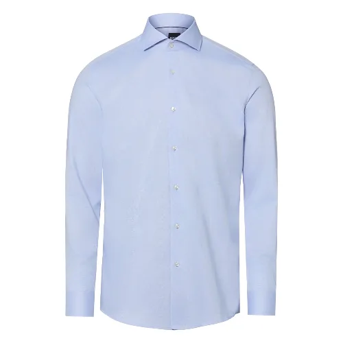 BOSS koszula biznesowa Mężczyźni Slim Fit Bawełna (100%) niebieski, 40