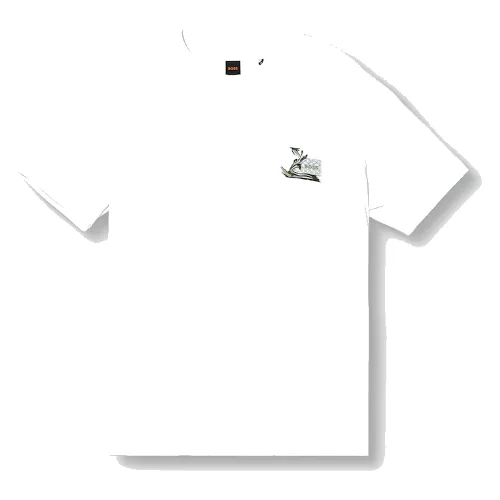 BOSS Orange T-shirt męski bawełniany Te_Blueprint