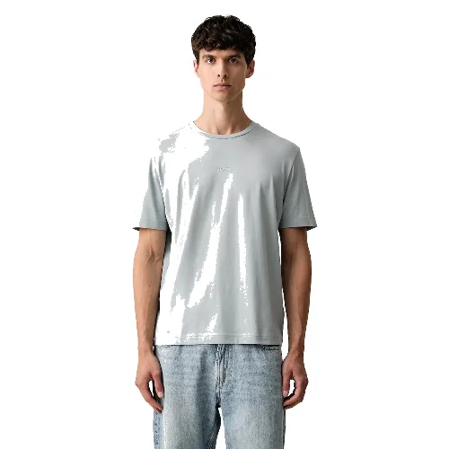 BOSS Orange T-shirt męski z bawełną TChup