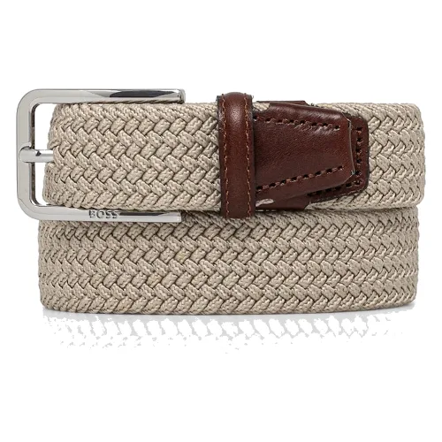 BOSS pasek pleciony męski Clorio_Sz30