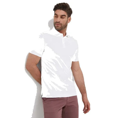 BOSS polo męskie bawełniane
