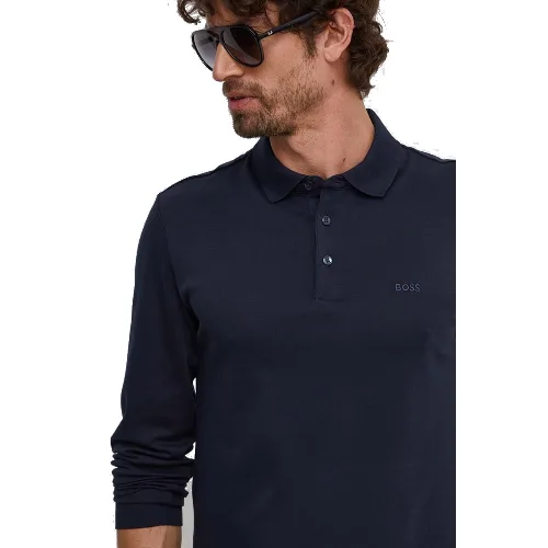 BOSS polo swetrowe męskie bawełniane Pado 30