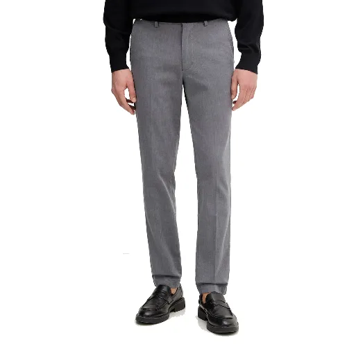 BOSS spodnie slim fit męskie z bawełną H-Kaiton1