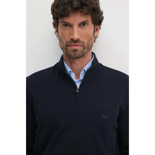 BOSS sweter bawełniany Padro-L