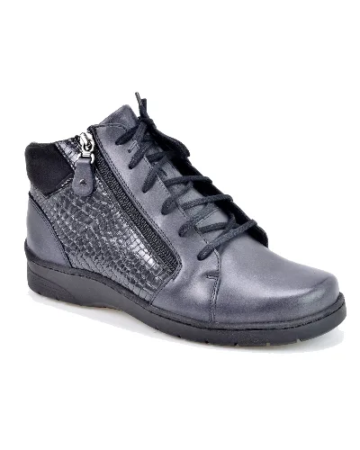 Botki Axel 1765 marine gold + pyton