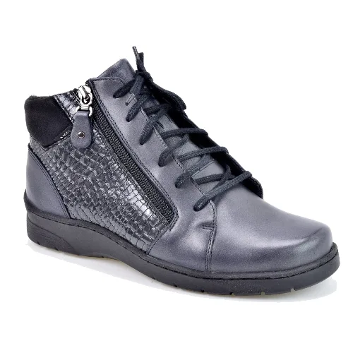 Botki Axel 1765 marine gold + pyton