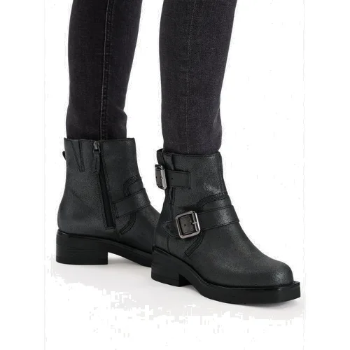 Botki Clarks Rebelle Buckle 26178889 Srebrny
