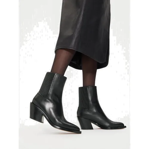 Botki Coach Prestyn Lth Bootie CN136 Czarny