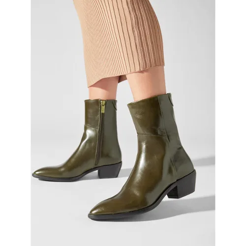 Botki Gant St Broomly Mid Boot 27541375 Zielony