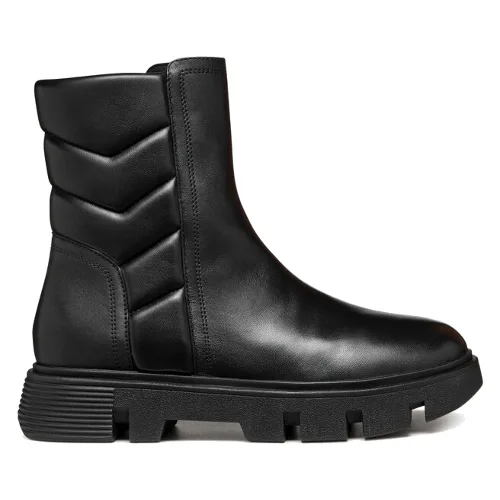 Botki Geox D Vilde D46UAB 0TUBC C9999 Czarny