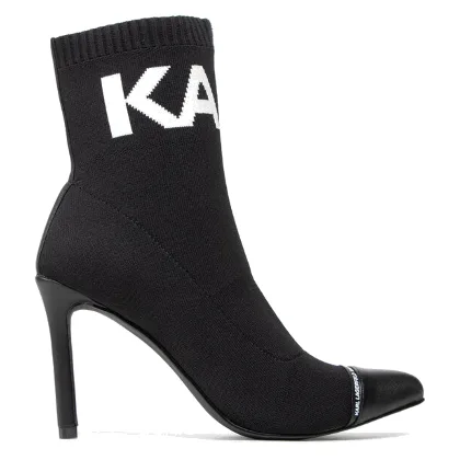 Botki KARL LAGERFELD KL31361A Czarny