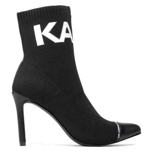 Botki KARL LAGERFELD KL31361A Czarny