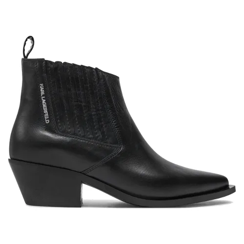 Botki KARL LAGERFELD KL33244 Czarny